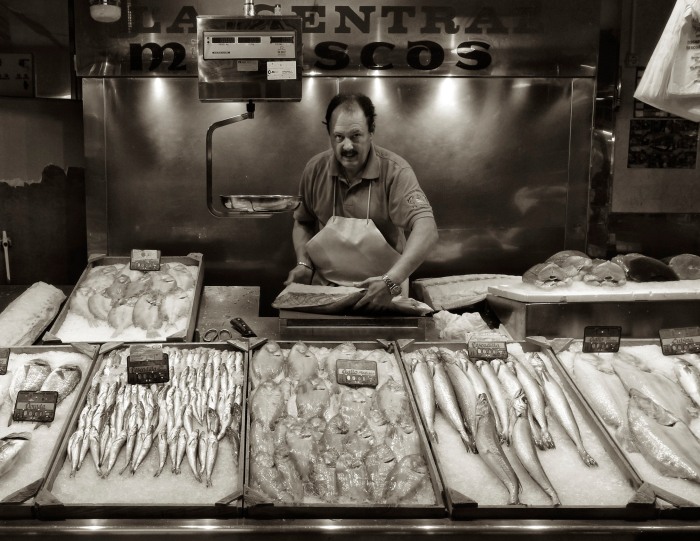 Fish Stall, Anton Martin Market, Madrid
